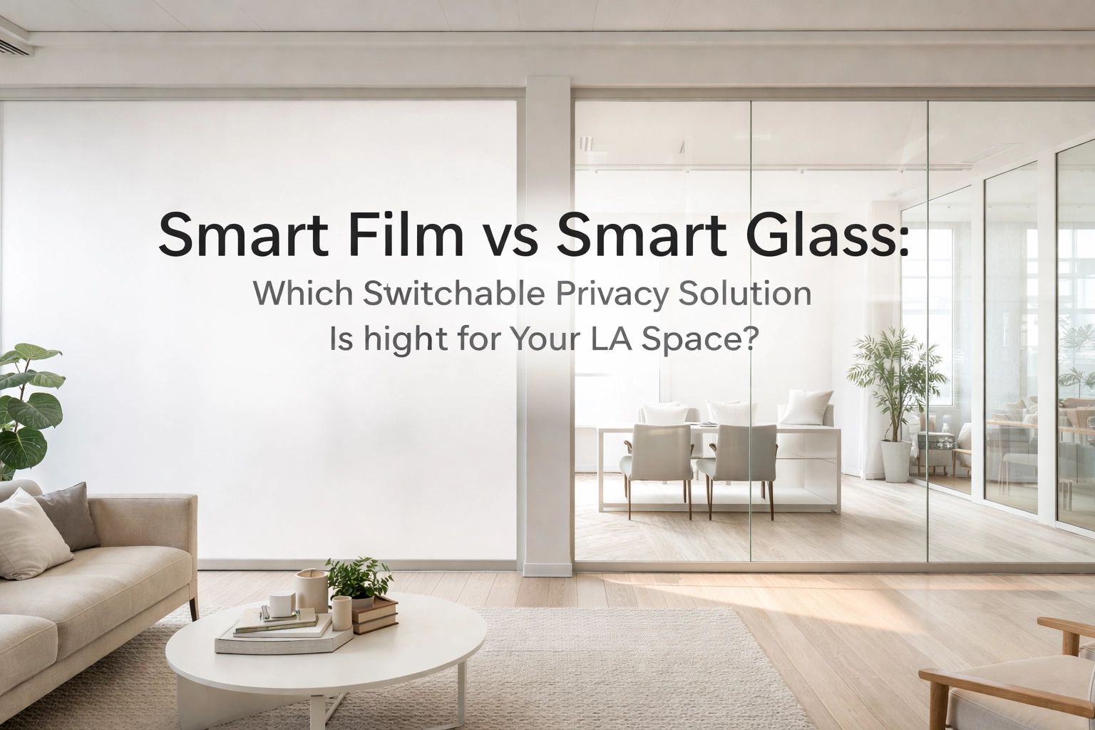 Smart Film vs Smart Glass: 5 Real Differences (2026)