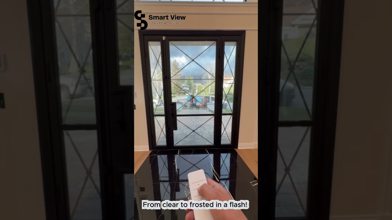 Smart Film La Cañada Flintridge Front Door — Entry Privacy on a Remote