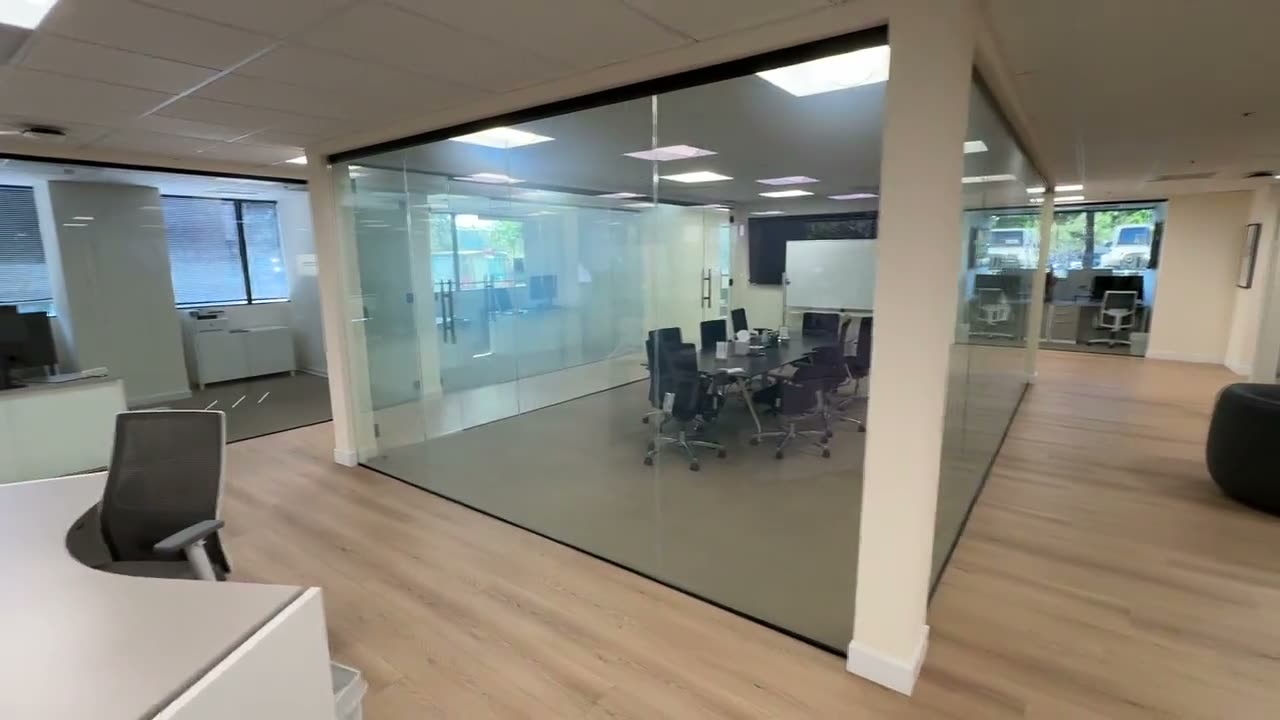 Office Glass Walls Walkthrough — Thousand Oaks