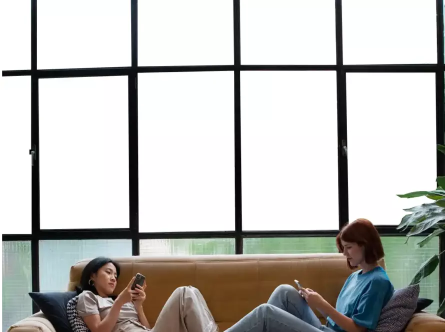 Smart film for older homes — switchable smart film retrofit on original glass in an LA Craftsman or mid-century character home preserving period architecture