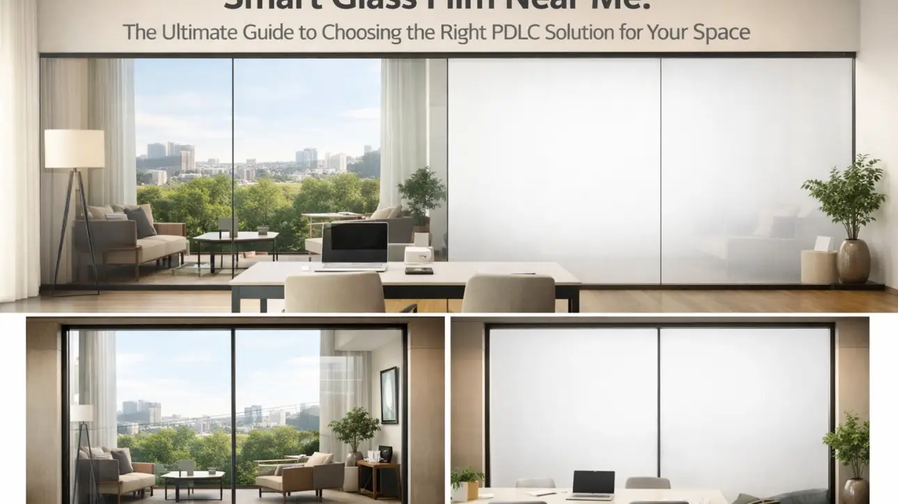 Picking the right smart film — switchable PDLC smart film install with proper driver placement and integration cabling for an LA-area residential project