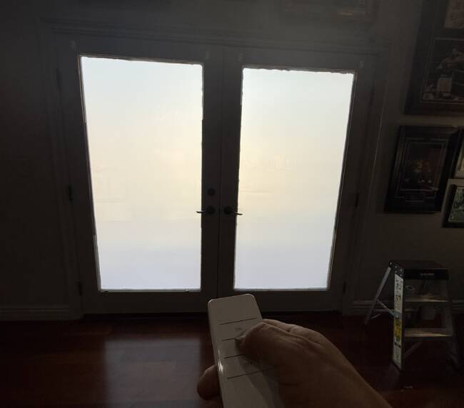 smart glass Los Angeles CA French doors