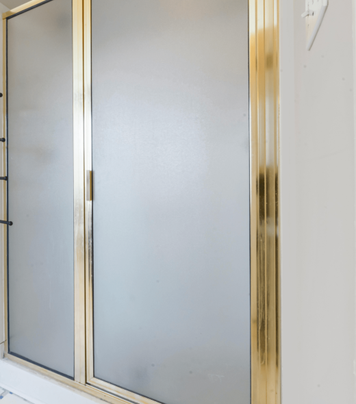 Blind glass sliding door